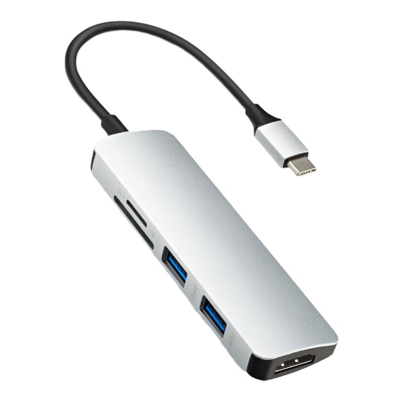 适用苹果笔记本TYPE-C华为Macbook12Pro13air电脑转换器头16寸14扩展坞VGA拓展平板转接读卡sd卡USB分线HDMI
