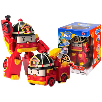 变形警车变形警车珀利儿童玩具
