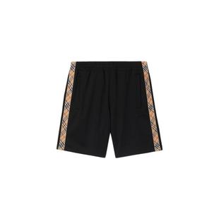 【24期免息】BURBERRY 男装 格纹装饰棉质混纺短裤 81105861