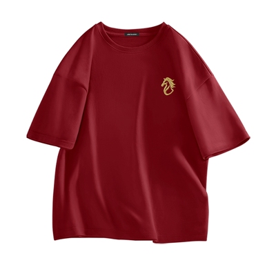 真维斯纯棉短袖t恤男2026本命年