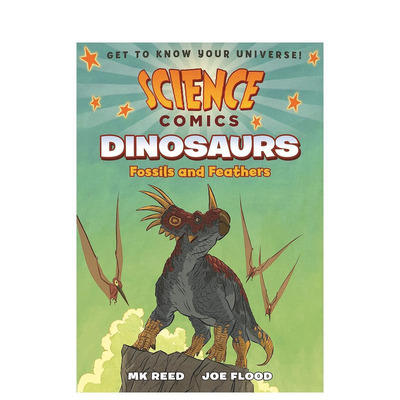 【现货】恐龙：化石和羽毛 【Science Comics】Dinosaurs: Fossils and Feathers 英文儿童漫画 英语拓展故事阅读绘本 进口童书