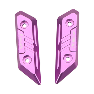 适用九号M5前挡风板装饰盖铝合金M5 100 125 200电摩风挡改装配件