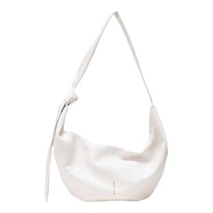 fostyle®banana饺子包大号休闲软牛皮单肩斜挎大容量香蕉包