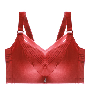 奥维丝丽大胸显小胸内衣女收副乳聚拢防下垂薄大码文胸BC杯27009