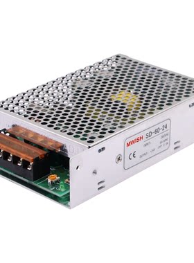 明伟SD-60-24V直流工控350W开关电源380V输入转DC12V5A变压器工业