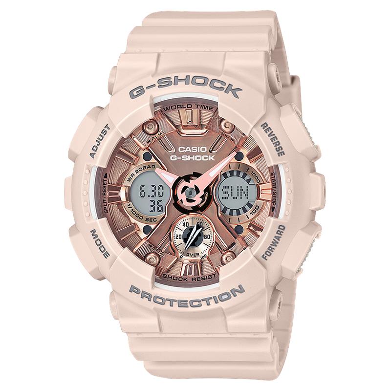 卡西欧GSHOCK独角兽樱花粉手表