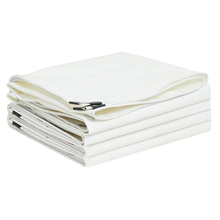 户外遮阳防晒货车防雨篷布牛津防水帆布遮雨棚油布白色刀刮布加厚