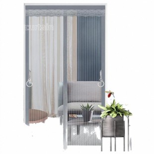 防蚊虫门帘2025新款高档夏季家用纱窗网强力磁吸纱帘免安装纱门帘