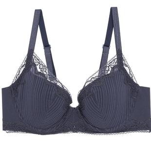 爱慕内衣女大胸显小夏季薄款轻塑聚拢美背包覆软支撑文胸AM125541