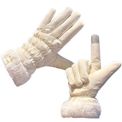 冬季保暖防风可触屏手套