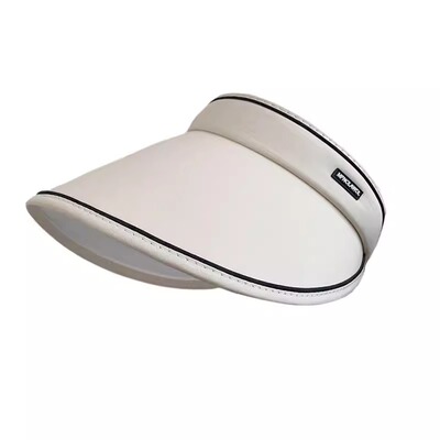 骑车防紫外线空顶帽女遮脸可折叠