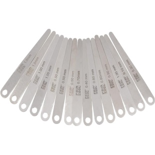 高精度不锈钢塞尺单片间隙尺厚薄规塞规塞片0.01-3.0mm长度150mm