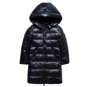 新款加厚长款男孩女孩宝宝羽绒服洋气宽松韩版外套网红免洗女宝