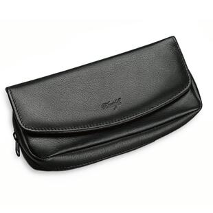 Davidoff/大卫杜夫 P2双烟斗包羊皮进口 便携烟丝包