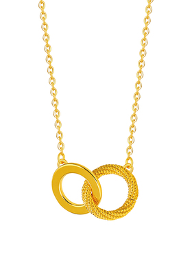 莫比乌斯镀金项链女款2026