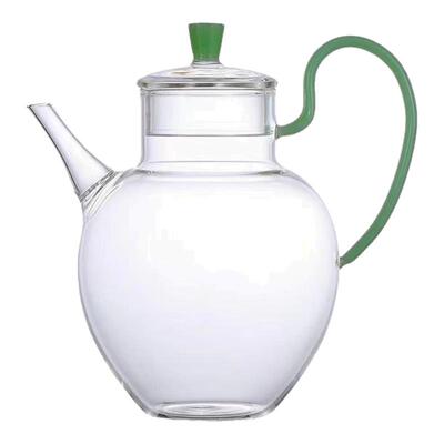 耐热玻璃仿宋绿茶壶大号执壶套装