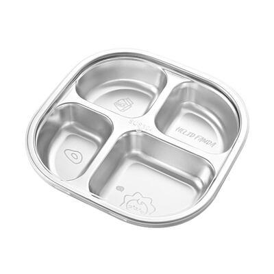 沃德百惠304材质分格餐盘