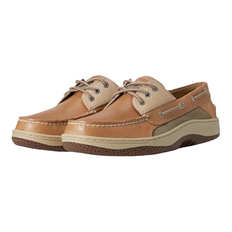 海外代购SPERRY男士休闲皮鞋舒适缓震防滑耐磨系带圆头日常通勤