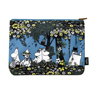 杂志附录款北欧姆明小亚美多功能精致化妆包便携套装分装收纳袋子