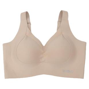 安琪儿内衣女无钢圈大胸显小聚拢防下垂收副乳无痕运动文胸罩2665