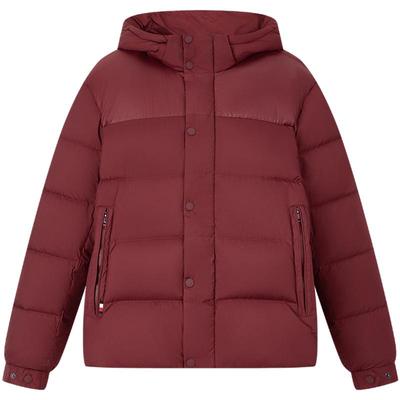 Tommy男装鸭绒绗缝连帽羽绒服