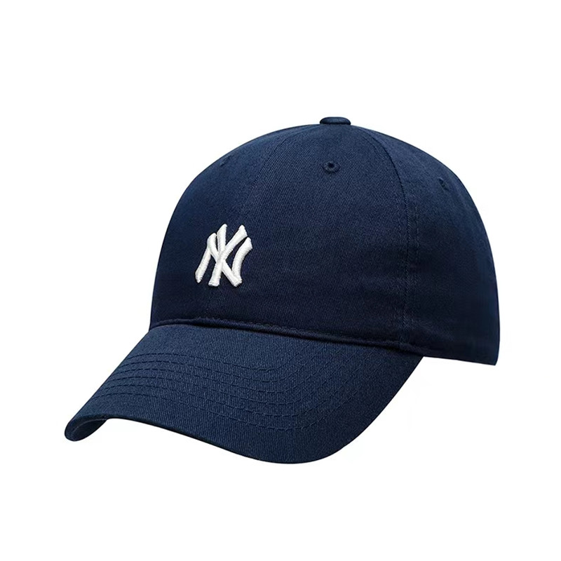 韩国免税店 MLB 棒球帽 NY 小标 现货 白色米色橘色