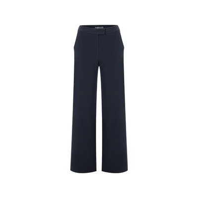 MARYLING深蓝直身阔腿裤