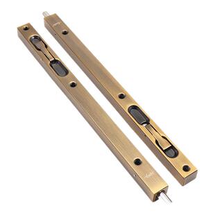 子母双开门不锈钢暗插销加长木门栓大锁扣暗装销子母门插销天地插