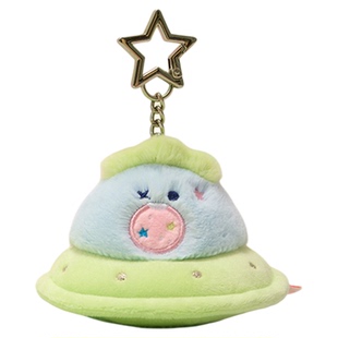 TRUZ Planet飞碟毛绒迷你玩偶钥匙扣情侣公仔包挂件限量TREASURE