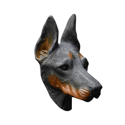 杜宾车载香水汽车狗头香薰饰品