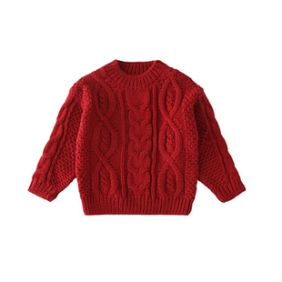 韩国童装男女童套头毛衣2025春秋装新款儿童针织套头宝宝上衣洋气