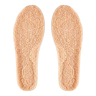 羊羔绒保暖鞋垫男女吸汗防臭加绒加厚防寒毛绒软底舒适羊毛棉冬季