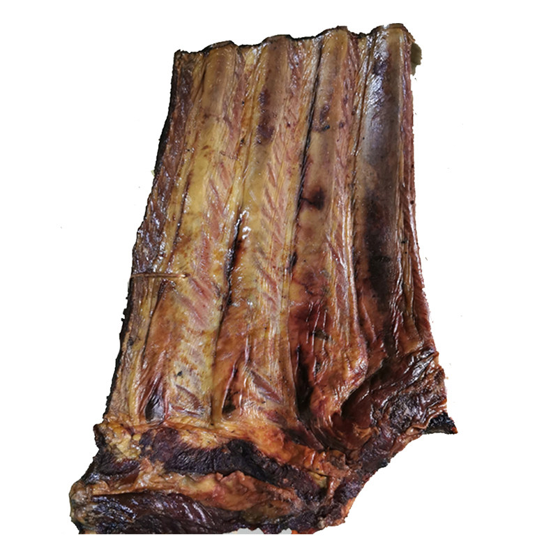 柴火烟熏腊排骨农家自制咸肋排