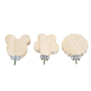 加厚鹦鹉实木站台跳台站板站架鸟用休息平台玄凤虎皮牡丹啃咬玩具