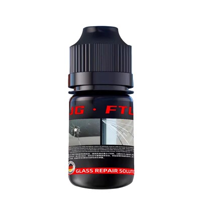 德国玻璃修复液汽车前挡风裂纹缝小坑划痕还原胶水镜子无痕粘合剂