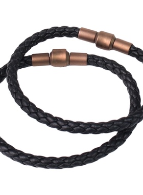 编织皮绳手链男女周生手绳潮百搭