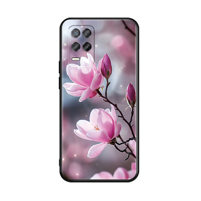 luckrider适用于oppok9x手机壳realmev13花卉k9x外壳q3i防摔V13挂绳真我q3女神rmx3041软胶真我v13保护套pgcm