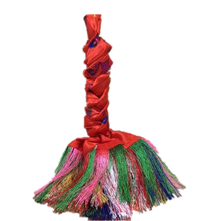 金刚结车挂件哈达纯手工编制藏式车挂平安大号五彩绳挂件车饰品