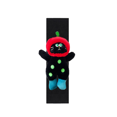 emo原创平安果小黑猫汽车安全带肩套可爱车载饰品护肩防磨损通用