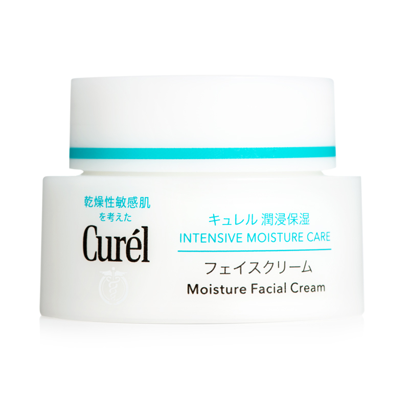 日本Curel珂润面霜高保湿深层补水清爽修护干燥滋润乳霜敏感肌40g