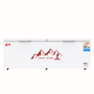 冰柜风冷一级能效变频无霜冰柜家商两用大容量冷冷藏冻柜节能冷柜