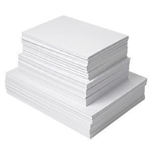 16k白卡纸打印180克50张a5卡纸白色手账硬卡纸300g加厚4k白纸绘画纸8k儿童手绘美术画画纸32k小尺寸卡片纸