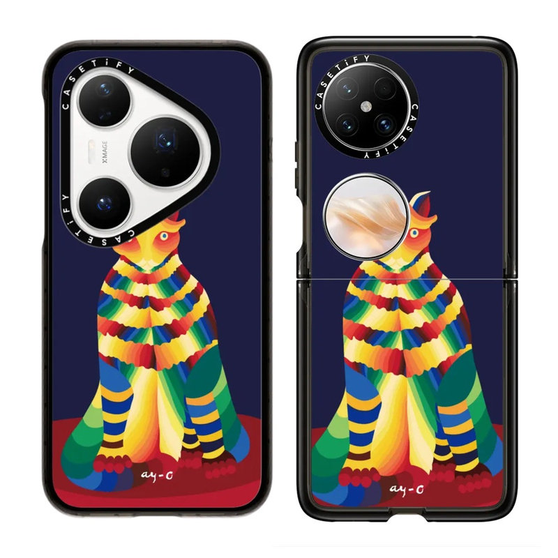 Ay-O彩虹猫CASETiFY华为手机壳潮