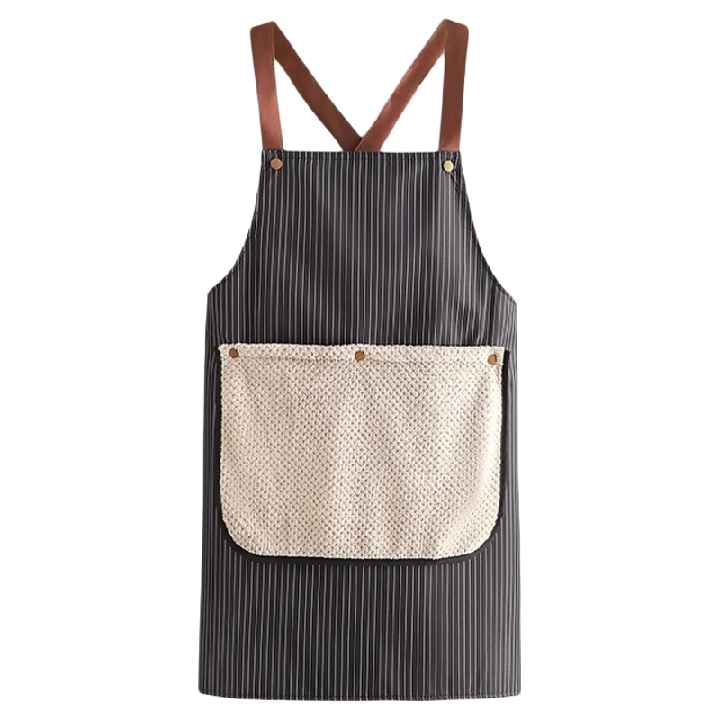 高颜值可拆卸防油擦手巾围裙防水加厚2025新款年轻高级家用厨房