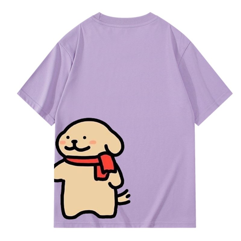 可爱萌系马尔济斯线条狗纯棉衣服