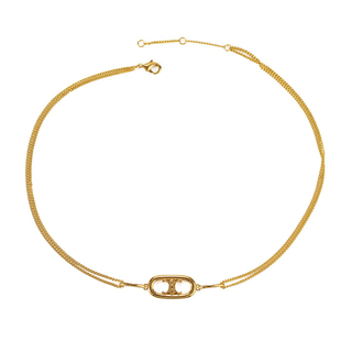 凯旋门项链女款2024新款大气高档高级感小众设计猪鼻子配饰锁骨链