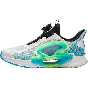 安踏儿童运动鞋男童逐月跑鞋2026夏季新款男大童鞋子纽扣童鞋透气