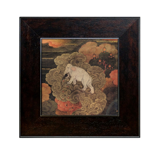 艺术家的礼物法海寺富贵吉祥中古风复古新中式客厅装饰画玄关挂画