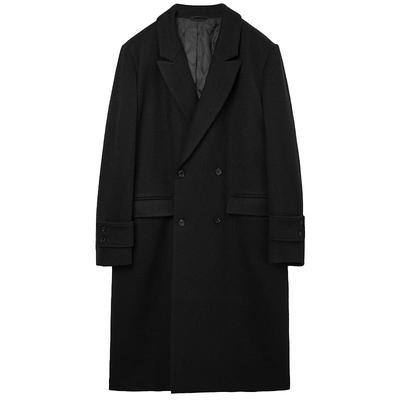 冬季非羊绒呢子大衣保暖羊毛宽松