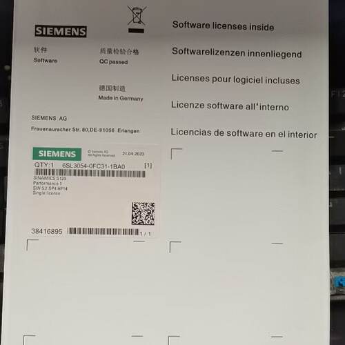 询-6SL30540FC311BA0ZZF01F02